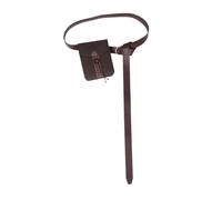 PartyKindom Riñonera Medieval de PU con Cinturón Steampunk para Bolsa de Cintura Práctica para Deportes al Aire y Cosplay