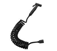 PartyKindom Rociador Bidé para Inodoro con Manguera Extensible Tubo Retráctil de PU Pulverizador Manual de Acero Inoxidable Limpieza de Lavado Femenino y Fregadero Diseño Salpicaduras para