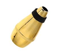 PartyKindom Silenciador Ligero Para Práctica De Trompeta Accesorio De Plástico Dorado Para Entrenamiento y Reducción De Ruido Fácil De Poner y Quitar Compacto