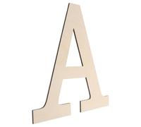 PartyKindom sin Terminar Decoración de Pared Rústica de Letras para Manualidades Diy Hogar Habitación Infantil y Decoración de Fiestas