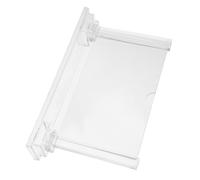 PartyKindom Soporte de Acrílico Doble Cara para Nombre de Escritorio Exhibidor Vertical Transparente para Menús y Carteles para Oficinas y Restaurantes y Resistente para Mostrar Información