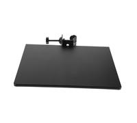 PartyKindom Soporte de Micrófono con Bandeja Ajustable para Tarjetas de Sonido Organizador Metálico para Karaoke y Streaming Compatible con Varios Modelos Altura Regulable y Estructura Estable