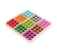 PartyKindom Sudoku De Madera para Niño Niña Tablero Educativo De Aritmética Juguete De Mesa para Desarrollo Cognitivo y Ocio Infantil