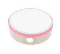 PartyKindom Tambor de Mano Infantil de Madera Instrumento de Percusión Educativo Juguete Musical para Niñas Edad Preescolar Color Rosa