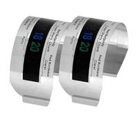 PartyKindom Termómetro de Temperatura para Botella de Vino en Acero Inoxidable Resistente y Sostenible Diseño Estilo Pulsera para Uso Doméstico Elegante y Funcional