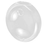 PartyKindom Terrario Colgante de Pared Pequeño Jarrón de Cristal Transparente Botella de Vidrio para Plantas Hidropónicas Decoración del Hogar
