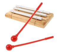 PartyKindom Trío de Campanas de con Delicados Instrumento de Percusión Manual para Mindfulness y Relajación para Yoga y Aulas Infantiles
