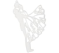 PartyKindom Troquel de Corte para Manualidades DIY en Acero al Carbono, Plantilla Metálica para Boda y Scrapbooking, Diseño Floral Resistente para Tarjetas y Álbumes Decorativos