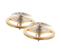 PartyKindom Volante De Reloj De Repuesto Mecanismo Casero Dorado Kit Completo para Reparación De Relojes Despertadores Mecánicos Piezas Precisas y Duraderas para Mantenimiento