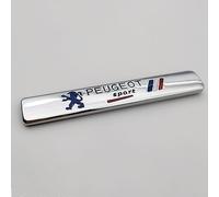 PartyUnix 3D Emblemas Maletero Pegatinas y Carrocería Cromo Insignia Adhesivo del Logotipo para Peugeot GT GTI GT Line 508 5008 3008 208 2008 308 206 307 106 108 306 206 208 Coche Logo