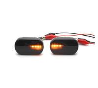 PARUAMKRV Intermitentes Luces Giro para Seat para Ibiza 6l para Cordoba 1 Par Luces Laterales Dinámicas Indicador Giro Luz Intermitente Secuencial Retrovisor Luz Señal