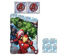 Parure de lit réversible Avengers Hulk, Captain America, Iron Man- 140 cm x 200 cm