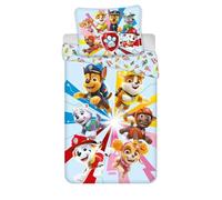 Parure de lit réversible Pat Patrouille et tous les personnages - 140 cm x 200 cm