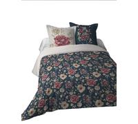 PARURE HOUSSE DE COUETTE Flore Bleu 240X220 cm
