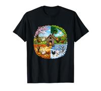 Parvada de Patio Trasero de Chicken Keeper Four Seasons Camiseta