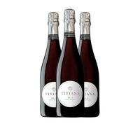 Parxet Titiana Pansa Blanca Brut Cava Joven 75 cl Espumoso blanco (Caja de 3 Botellas de 75 cl)