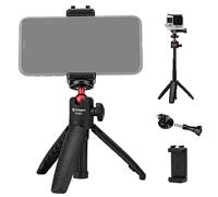 Pasa el ratón por Encima de la Imagen para ampliarla Fotopro Mini trípode de cámara, trípode de extensión con Soporte de teléfono Adaptador para pequeña cámara Vlog