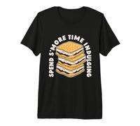 Pasa más Tiempo disfrutando de los S'Mores de Chocolate con malvaviscos Camiseta Premium