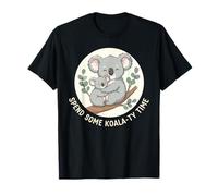 Pasa un Poco de Tiempo Koala Lindo Lema de Koala Camiseta