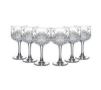 Pasabahce 440237 Timeless - Juego de 6 copas de cóctel (cristal, altura aprox. 20 cm)