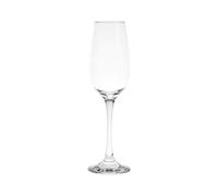 Pasabahce 469433 Amber - Juego de 6 copas de flauta de cristal, transparente, 20 cl