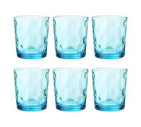 Pasabahce 496187 Space - Juego de 6 vasos, cristal, azul, 25,5 cl