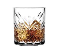 Pasabahce 52810 Vaso de whisky Timeless con diseño de cristal, altura 8,3 cm, 205 ml, 6 unidades, diseño retro