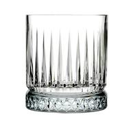 Pasabahce 5891636 - Juego de 4 vasos Whisky Elysia de cristal, 35.5 cl