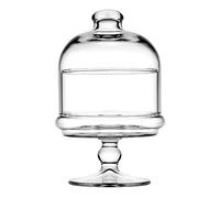 Pasabahce 96878 - Minisoporte para tartas, con tapa, redondo, diámetro de 118 mm, altura de 185 mm, con pie, rellenable, para bombones y pastelería