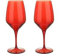 Pasabahce Allegra - Juego de 2 copas de vino de cristal rojo, decoración de mesa