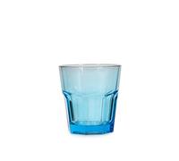 Pasabahce Casablanca - Juego de 6 vasos de cristal, color azul, 25 cl