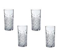 Set De 4 Vasos Timeless Cocktail Long Drink 36,5 Cl En Vidrio - Pasabahce