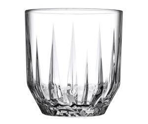 Pasabahce Echo Glass - Vaso de whisky de House of Pasabahce The Original Pasabahce de Turquía, juego de vasos de whisky Echo transparente, 300 ml en juego de 6 piezas, ajuste perfecto para