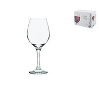 Pasabahce Juego 6 Copas Vino Tinto Amber Vaso Vidrio 36,5 cl