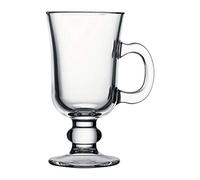 Pasabahce, Juego de 2 vasos de café irlandés en una caja, aprox. 230 cc, con asa, elegantes y bonitos.