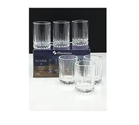 Pasabahce Juego de 6 vasos de chupito Elysia, 60 ml, de alta calidad, para licores, espresso y licor, aptos para lavavajillas