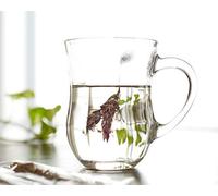 Pasabahce - Juego de 6 vasos de cristal Ayran con asa