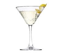 Pasabahce - Juego de 6 copas de Martini de cristal, Elysia, CL 22 cm, 19,8 cm de altura, diámetro de 8,5 cm