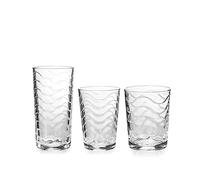 Pasabahce Juego de vasos Toros de cristal transparente, 18 unidades