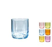 Pasabahce Leia - Juego de 6 vasos de cristal, varios colores 26 cl