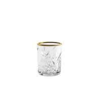 Pasabahce Paquete De 4 Vasos Timeless De Vidrio Con Borde Dorado Cl 6,2