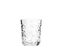 PASABAHCE Set de 4 vasos de agua Estrella en decoración de mesa de cristal transparente