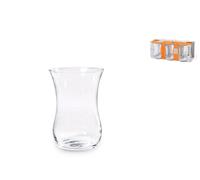 Pasabahce Set De 6 Vasos De Café Turco En Vidrio Transparente