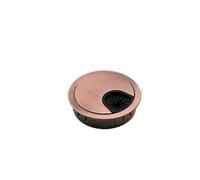 Pasacables Anillo Protector for Orificio de Cable Escritorio aleación Zinc 1 a 8 Piezas 50/53/60/80 mm, Soporte Circular for PC(80mm Red Bronze,1Pcs)