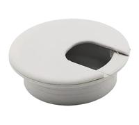 Pasacables de Escritorio en Forma U, Ajustables 35 mm a 63,5, con Soporte for Mesa Ordenador (2 Unidades)(Gray,50mm)