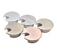 Pasacables de escritorio, pasacables, Tapa de orificio for cable escritorio computadora 35 mm, organizador cables for mesa, puerto salida, tapa for superficie(Brushed)