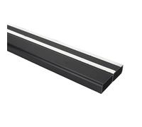 Pasacables,gestión De Conductos,Cubiertas for Cables En La Pared,Dimensiones 157in(10XL15.7in) W1.5XH0.7(Nero)