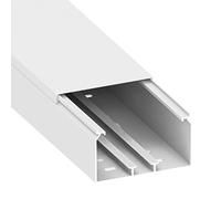 Pasacables Habengut (con Orificios de Montaje en la Base) 60x110 mm de PVC, Color: Blanco, Longitud 1 m, CC10116
