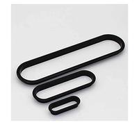 Pasacables Mesa 4pc de plástico de la mesa de la mesa de la mesa de la tabla de la cubierta ovalada ordenador personal Mueble de alambre de escritorio Gabinete de ventilación Agujero Decoración Manija