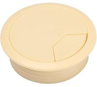Pasacables para escritorio, Cubiertas for Orificios for Cables De Escritorio, Paquete De 2, Multicolor, 50-80 Mm(Beige,60mm)